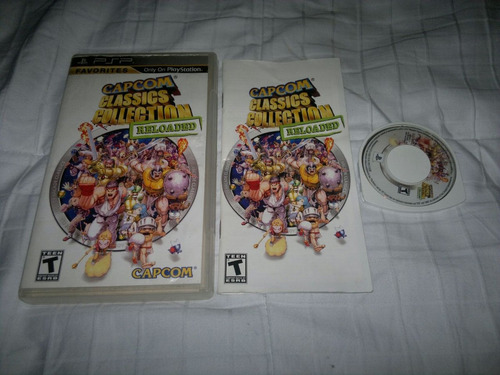 Capcom Classic Collection Reloaded Completo Para Sony Psp