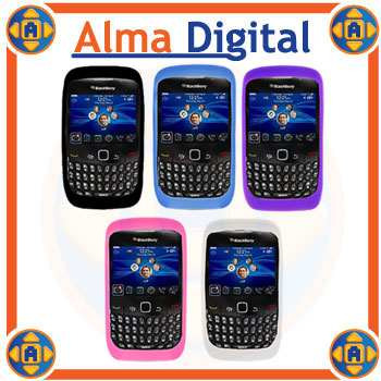 2x Forro Silicon Blackberry Gemini 8520 8530 Estuche Goma Bb