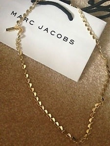 Marc Jacobs Cadena Collar Corazones Única En El Sitio