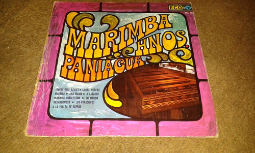 Disco Acetato De Marimba, Hermanos Paniagua