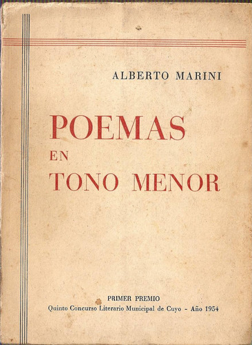 Poemas En Tono Menor - Marini