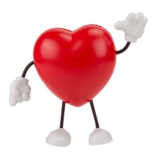 Figura Anti-stress Corazón Solo De Mayoreo