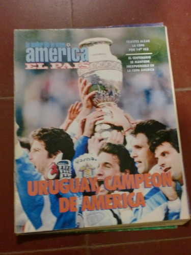 Copa America 1995 El Pais Uruguay Campeon De America