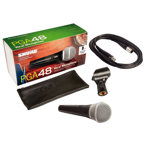 Microfono Shure Pga48-xlr Estudio De Voz Pga-48 Profesional