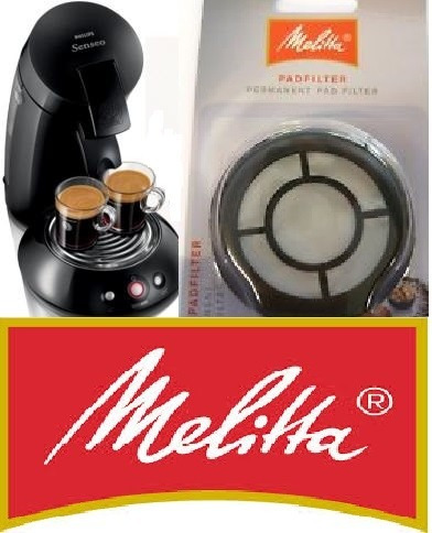 3 x Melitta infliggergli caffè filtro/filtro Pad per Senseo Cappuccino Select 