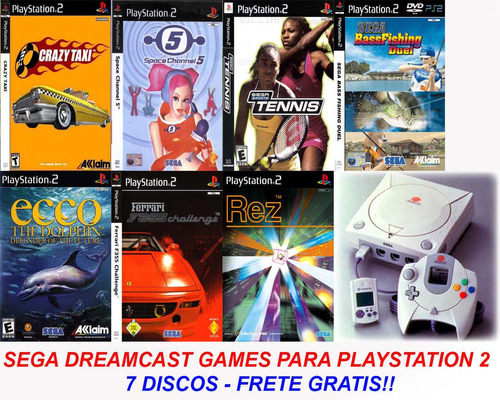 Dreamcast Game Collections Para Playstation 2 - Frete Gratis