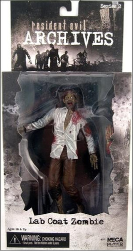 Boneco Lab Coat Zombie - Resident Evil Archives - Series 2