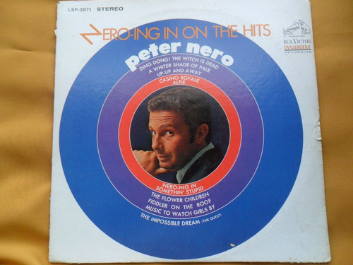 Lp Peter Nero Nero - Ing In On The Hits