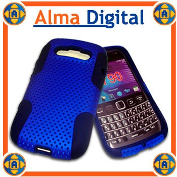 Forro Doble Perforado Blackberry Bold 6 9790 Carcasa Silicon