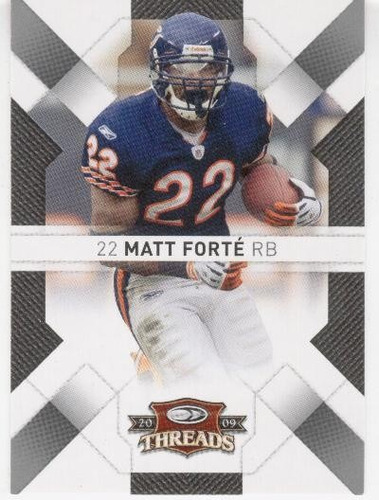 2009 Donruss Threads Matt Forte Chicago Bears