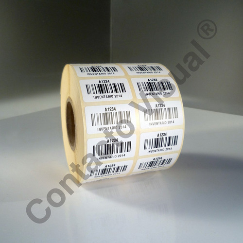 Códigos De Barra Autoadhesivos De 38x20 Mm En Rollo X 4.000