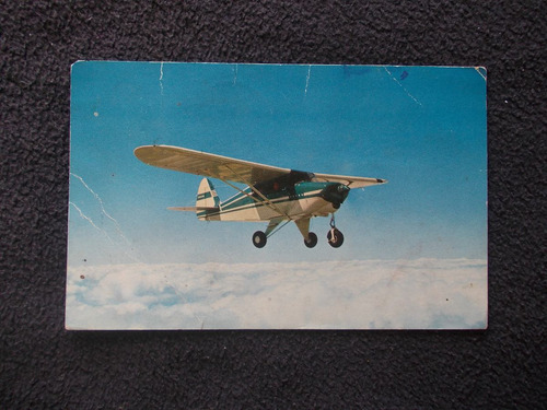 2224-postal Avión Piper Modelo Tri- Pacer  