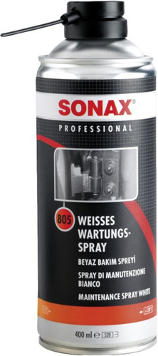 Spray Mantenimiento Grasa Blanca - 400ml. - Sonax (805 300)