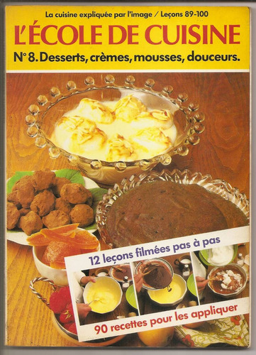 Libro De Cocina L´école De Cuisine En Francés Nº8 