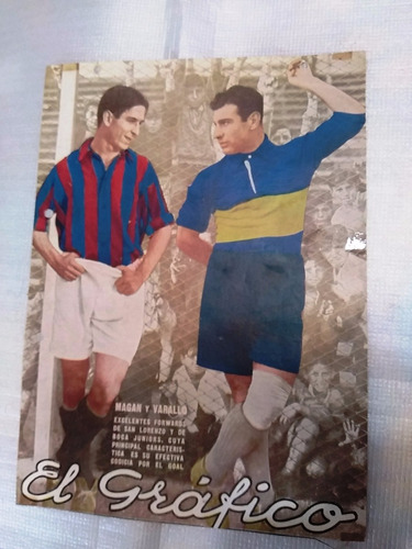 Solo Tapa De Revista  Boca Juniors Varallo San Lorenzo Magan