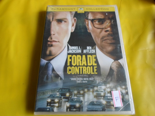 Dvd Fora De Controle / Ben Affleck / Samuel L. Jackson