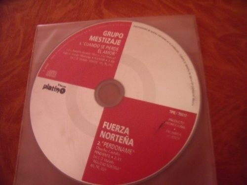 Cd Grupo Meztizaje & Fuerza Norteña Sencillo,