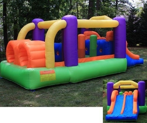 Laberinto Inflable Brincolin Tobogan Doble Oferta Especial