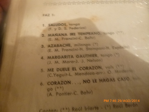 Vinilo Lp De Miguel Calo Y Su Orquesta (u798