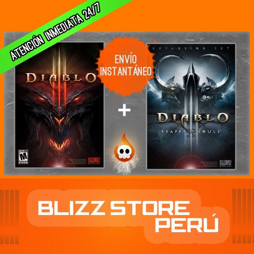 Paquete Diablo 3 Classic Y Reaper Of Souls Sellado Y Digital
