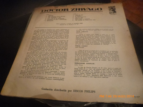 Vinilo Lp De Doctor Zhivago (xx645 (Usado)