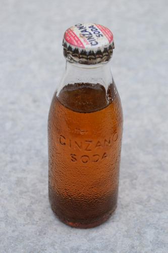 Antigua Botella Cinzano Soda 120cc