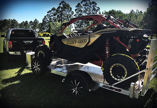 Alutrail Trailer Aluminio Utv Canam X3 1.85 X 3.40 Un Eje