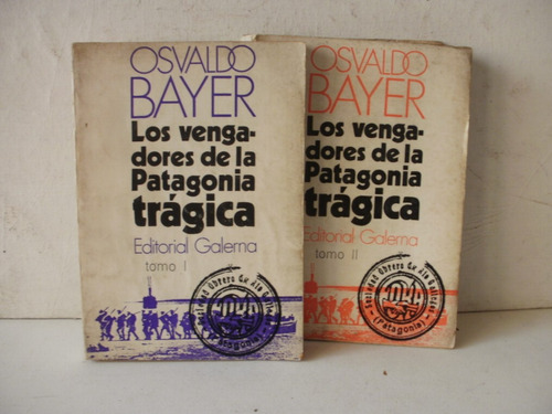 Vengadores De La Patagonia Tragica- Bayer  Tomos  1y2 