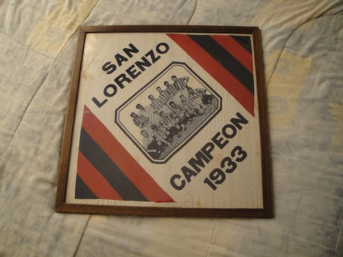 Banderin Pañuelo San Lorenzo Campeon 1933 -unico-