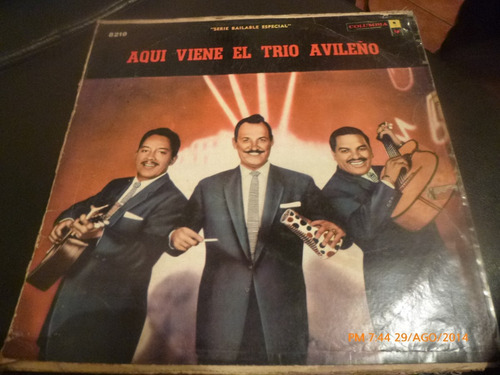 Vinilo Lp De Aqui Viene El Trio Avileño (u905