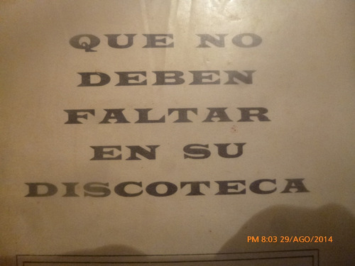 Vinilo Lp De Reberto El Sudamericano -- A Baila (u340