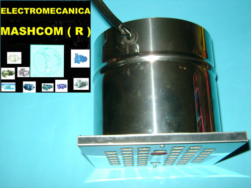 Extractor De Aire 6 Pulgadas Acero Inox.envio Gratis