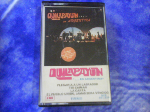 Quilapayun-recital En Vivo En Argentina Sello Año 1983emi