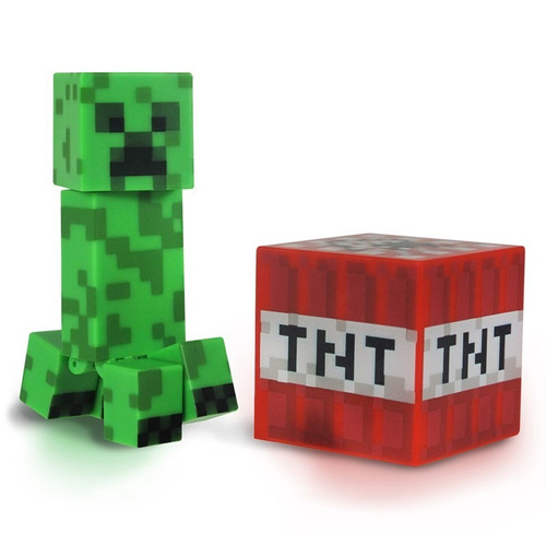 Boneco Minecraft - Creeper - Multikids