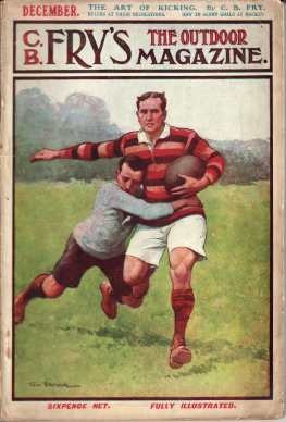 Lámina 45 X 30 Cm. - Ilustración De Rugby En Antigua Revista