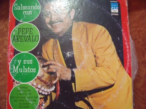 Lp Pepe Arevalo Y Sus Mulatos, Disco Azul, Salseando Con