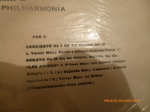 Vinilo Lp La Claudio Arrau -- Beethoven (u1239