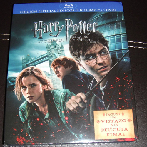 Harry Potter Y Las Reliquias De La Muerte 1 (2 Bluray+1 Dvd)