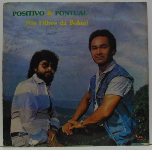 Lp Positivo E Pontual - Mundo De Ilusão - 1986 - Sabiá