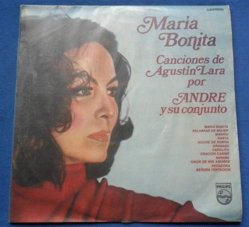 Lp Andre Y Su Conjunto María Bonita 