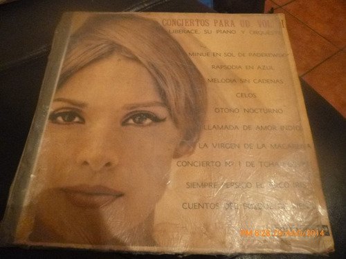 Vinilo Lp De Liberace Concierto S Para Ud Vol 2 (u843