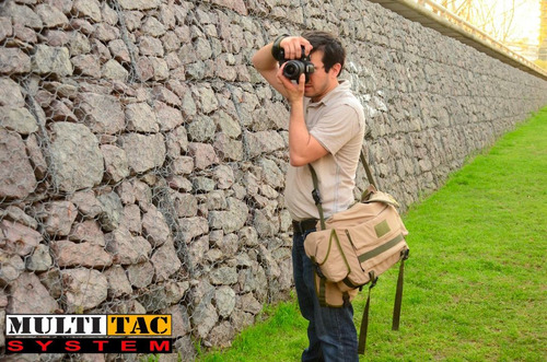 Imagen 3 de 6 de Bolso Morral Multitac Canon Nikon Sony Reflex Foto Y Video