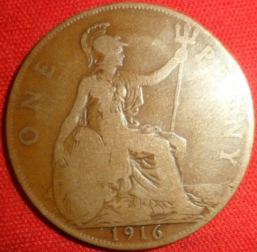 Jm* Inglaterra 1 Penny 1908
