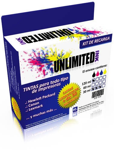 Tinta Compatible Para Recarga De Cartuchos 240ml Negro