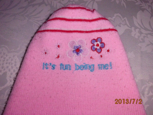 Gorra/ Gorro Tejido Rosado Para Nena De 2 A 5 Años C/nueva