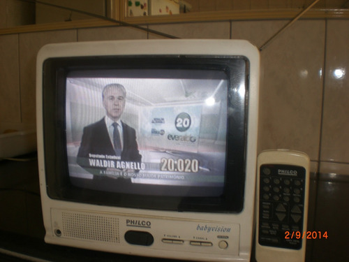 Tv 10 Polegadas Babyvision Philco Rarisima Tv Otima Tv Colec