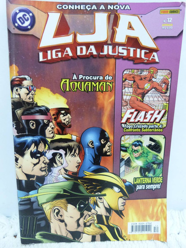 Revista Hq Dc Comics Lja Aquaman Liga Da Justiça Nº 12