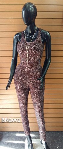 Bragas Enterizas Dama Jumpsuit Animalprint Spamlicra!!!!