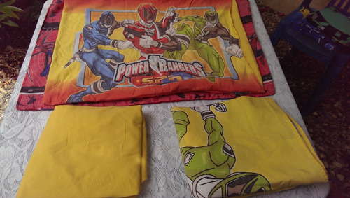 Sabanas Infantil Power Rangers Impecables!!