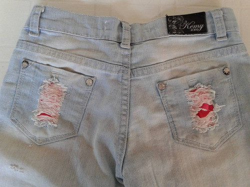 Bermudas De Jean Nena Celeste Talle 12